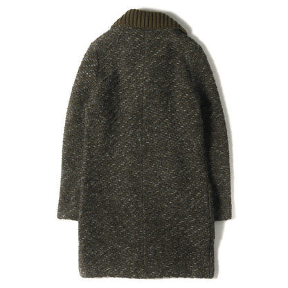 ドンキーカラー メランジ モヘア混ニット 8B コート / tricot MADE IN JAPAN