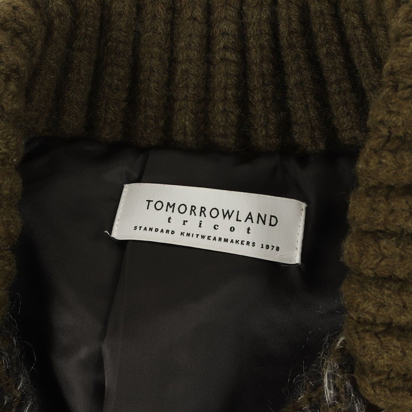 ドンキーカラー メランジ モヘア混ニット 8B コート / tricot MADE IN JAPAN
