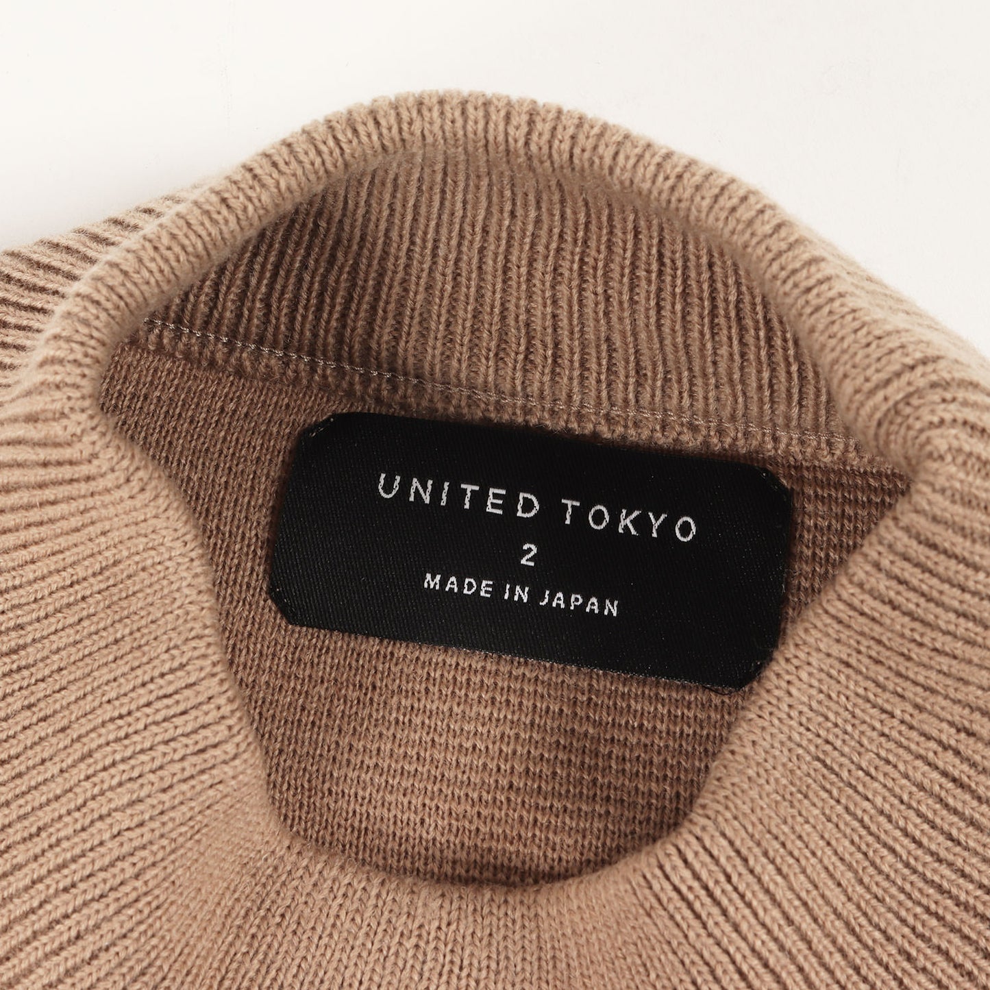 ウール ミラノリブ モックネック ニット (132630011)