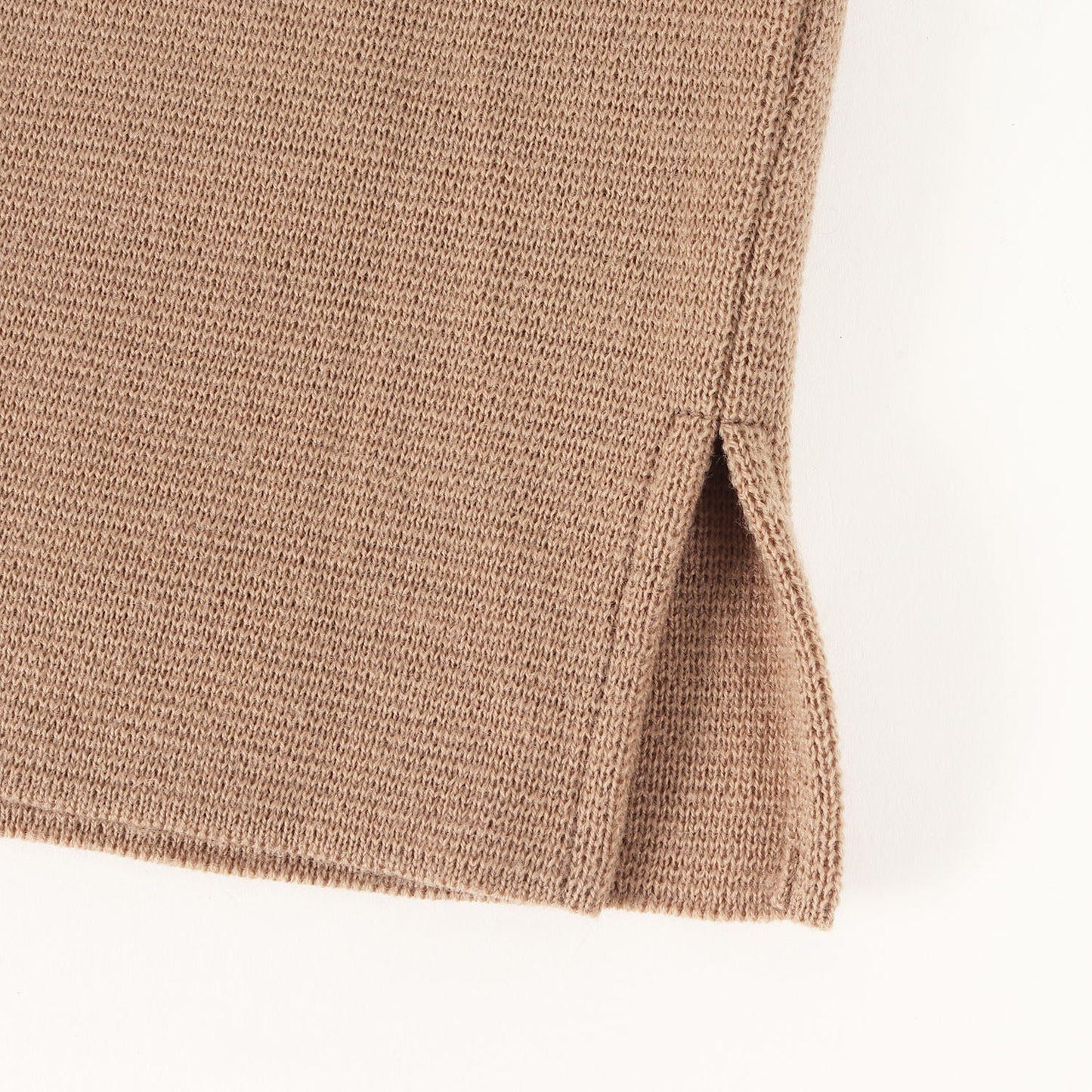 ウール ミラノリブ モックネック ニット (132630011)