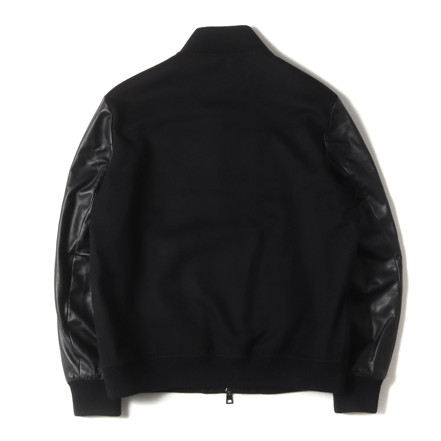 24AW × LORO PIANA ウール ナッパ ラム レザー スリーブ アワード ジャケット (Blouson 24U580 DBWL8)