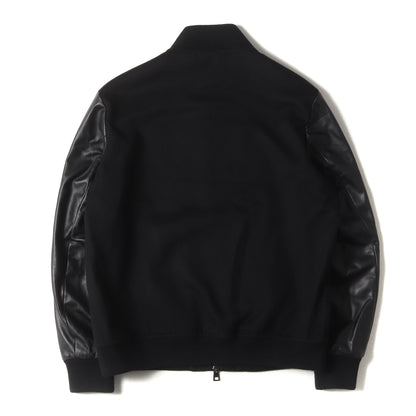 24AW × LORO PIANA ウール ナッパ ラム レザー スリーブ アワード ジャケット (Blouson 24U580 DBWL8)