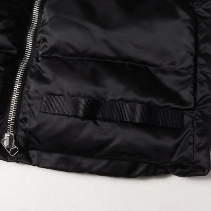 23AW ガーメントダイ ナイロンギャバ スタンドカラー パテッド ブルゾン (TRACE JACKET 1225-343-0010)