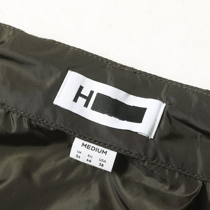 23SS ナイロンタフタ ワイド ミリタリー カーゴパンツ(OLMETEX CRUNCHY CARGO PANTS)