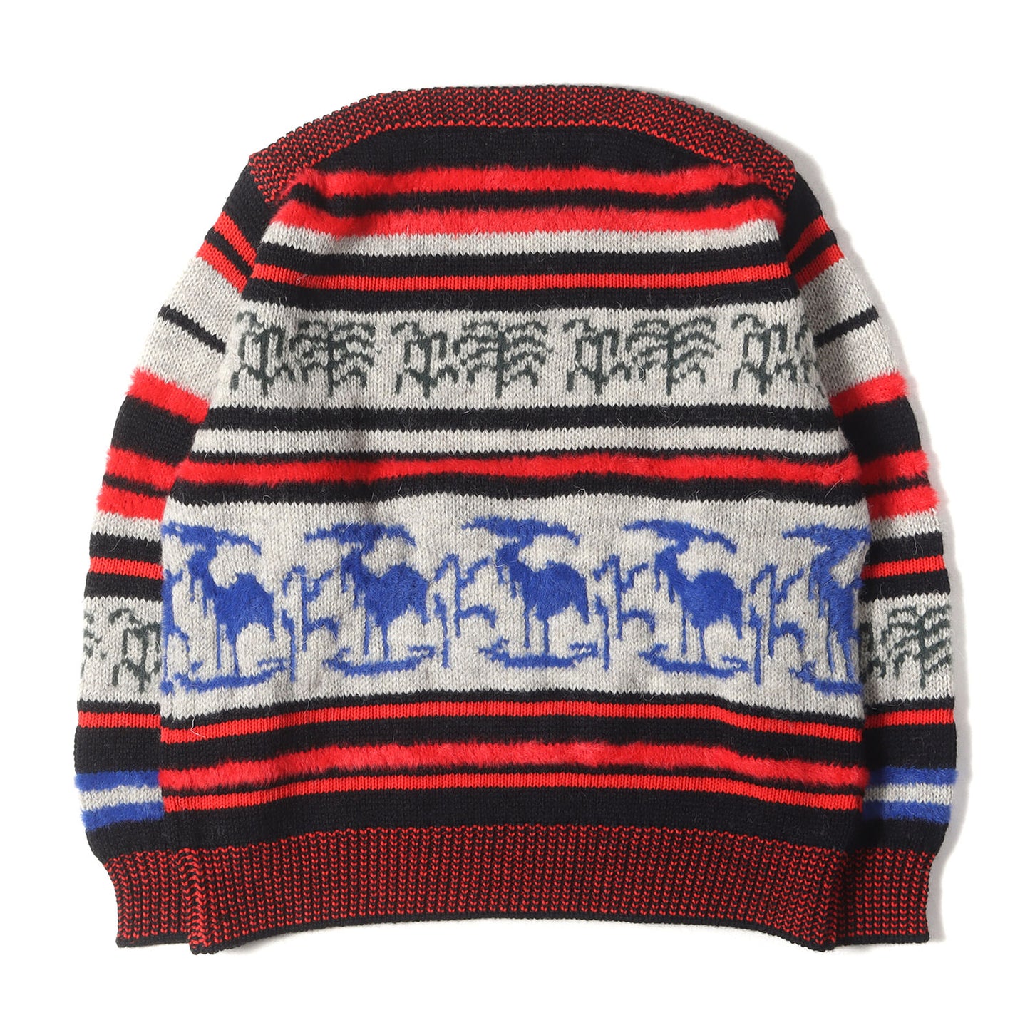 23AW フェアアイル ジャガード ボーダー ニット (WOOL JACQUARD KNIT PULLOVER TV32-XN334) / VIRILIS