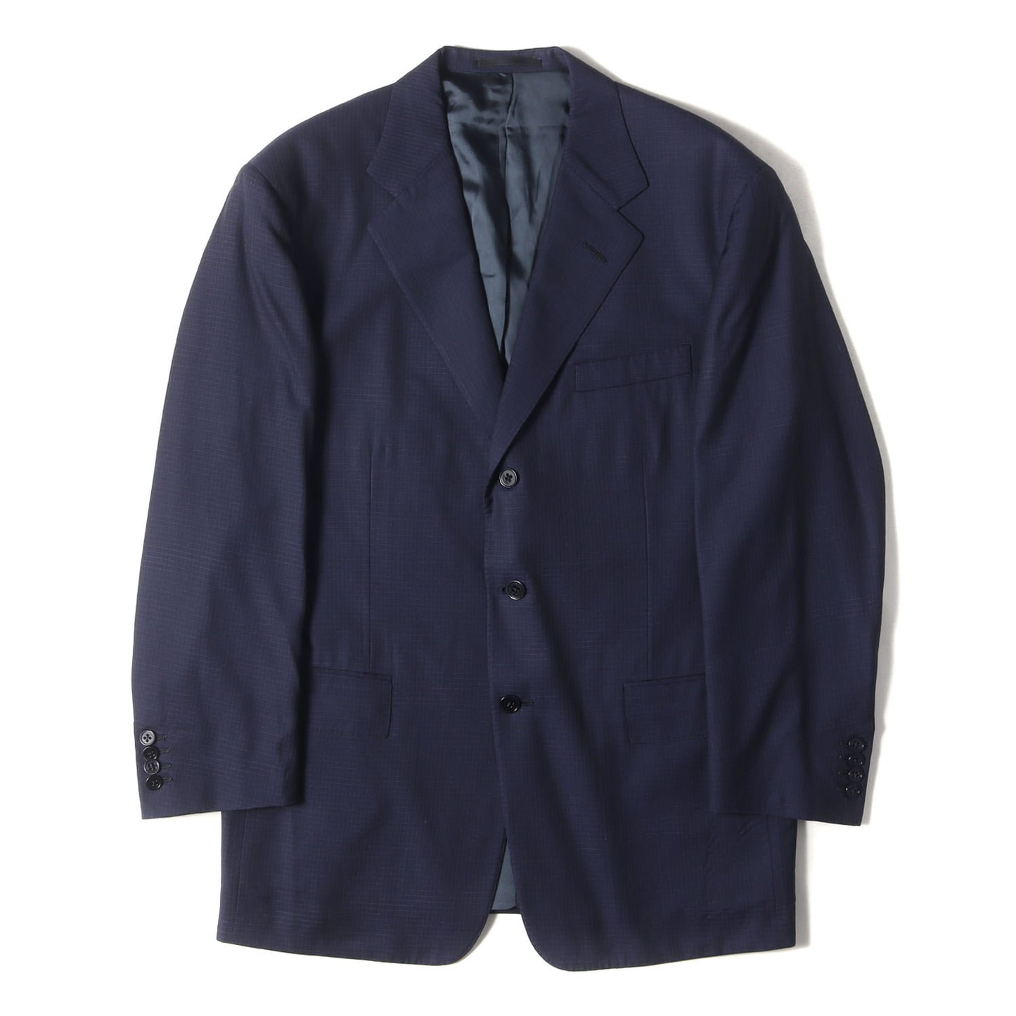 グラフチェック ウール 段返り3B テーラード ジャケット / PURPLE LABEL MADE IN ENGLAND