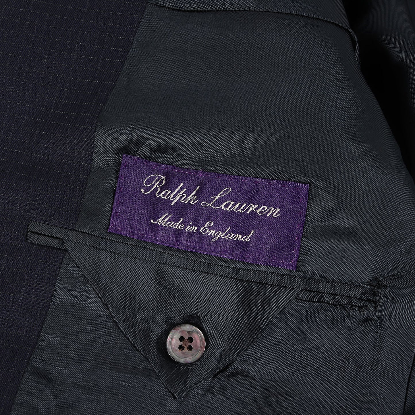 グラフチェック ウール 段返り3B テーラード ジャケット / PURPLE LABEL MADE IN ENGLAND