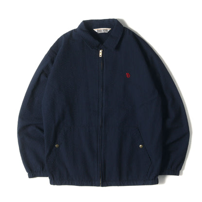 24SS シアサッカー ハリントン ジャケット (SD Seersucker Harrington Jacket)