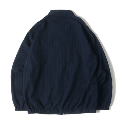 24SS シアサッカー ハリントン ジャケット (SD Seersucker Harrington Jacket)