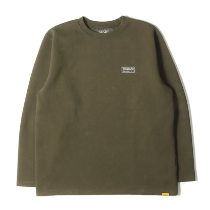23AW ボックスロゴ 刺繍 ストレッチ テック ロングスリーブ カットソー (SD TECH WARM LONG SLEEVE T)