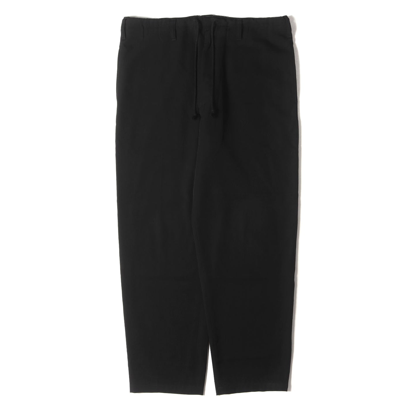 ウールギャバジン ワイド 紐パンツ (HV-P99-100) / POUR HOMME