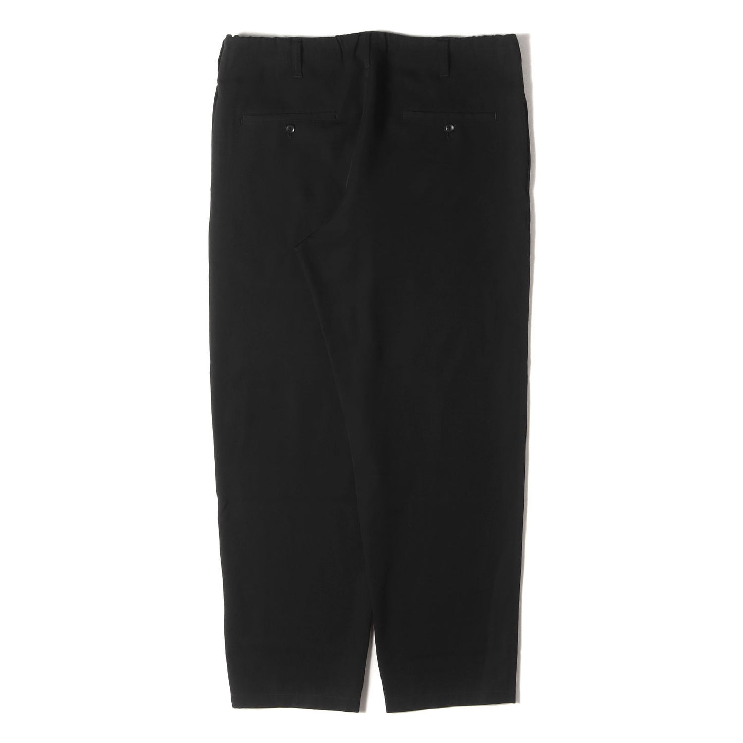 ウールギャバジン ワイド 紐パンツ (HV-P99-100) / POUR HOMME