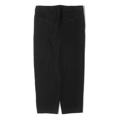 ウールギャバジン ワイド 紐パンツ (HV-P99-100) / POUR HOMME