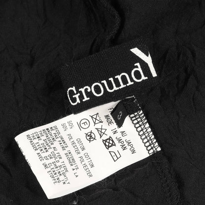 シャーリング加工 タートルネック カットソー (WASHER JERSEY BUTTON OPENED BIG TURTLENECK CUT SEW)