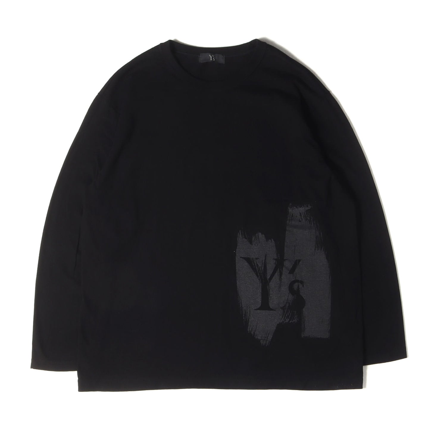 ブラッシュ ロゴ カットソー (Y'S LOGO/BLUSH PRINT LONG SLEEVE T YR-T62-961)