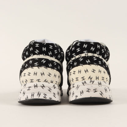 22AW ココマーク スウェード スニーカー (All Over Cc Logo Low Top Trainer Sneaker G39232)