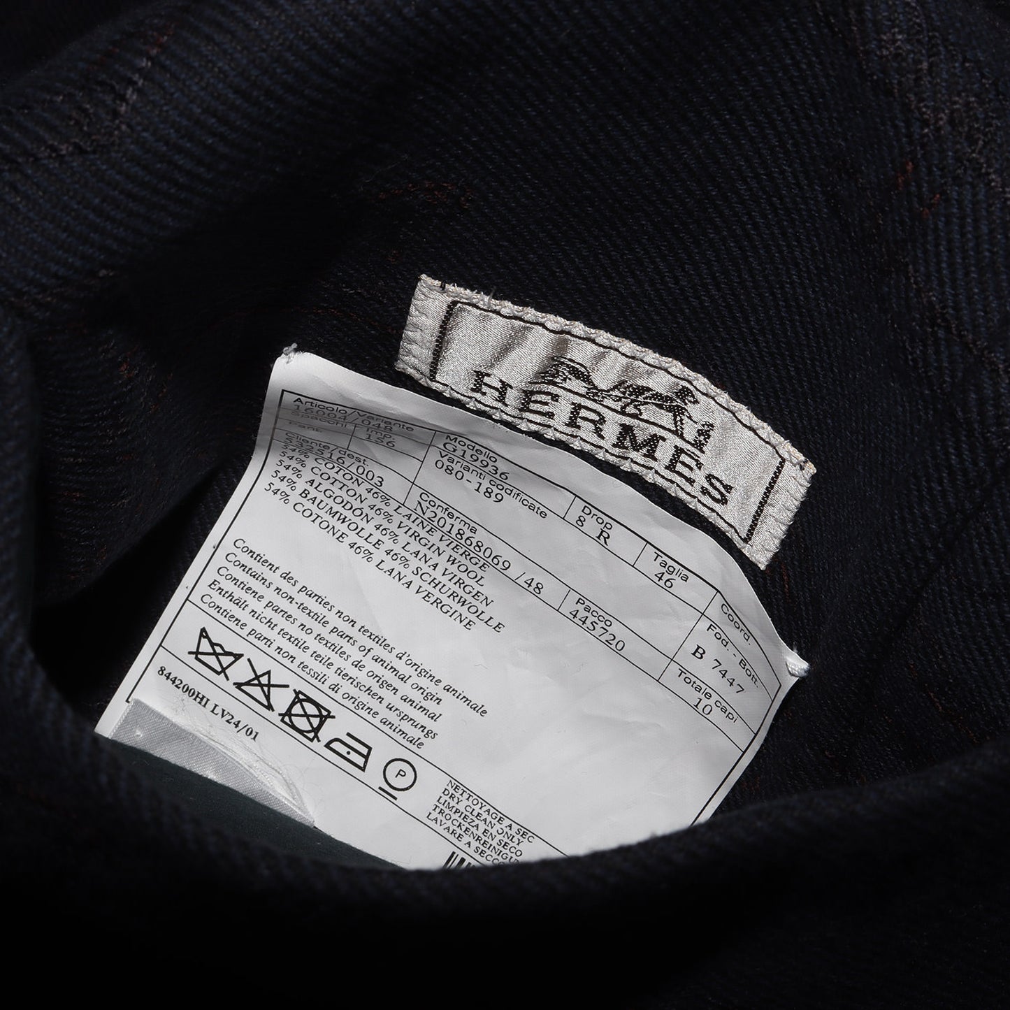 リバーシブル チェック ジャガード テーラード ジャケット