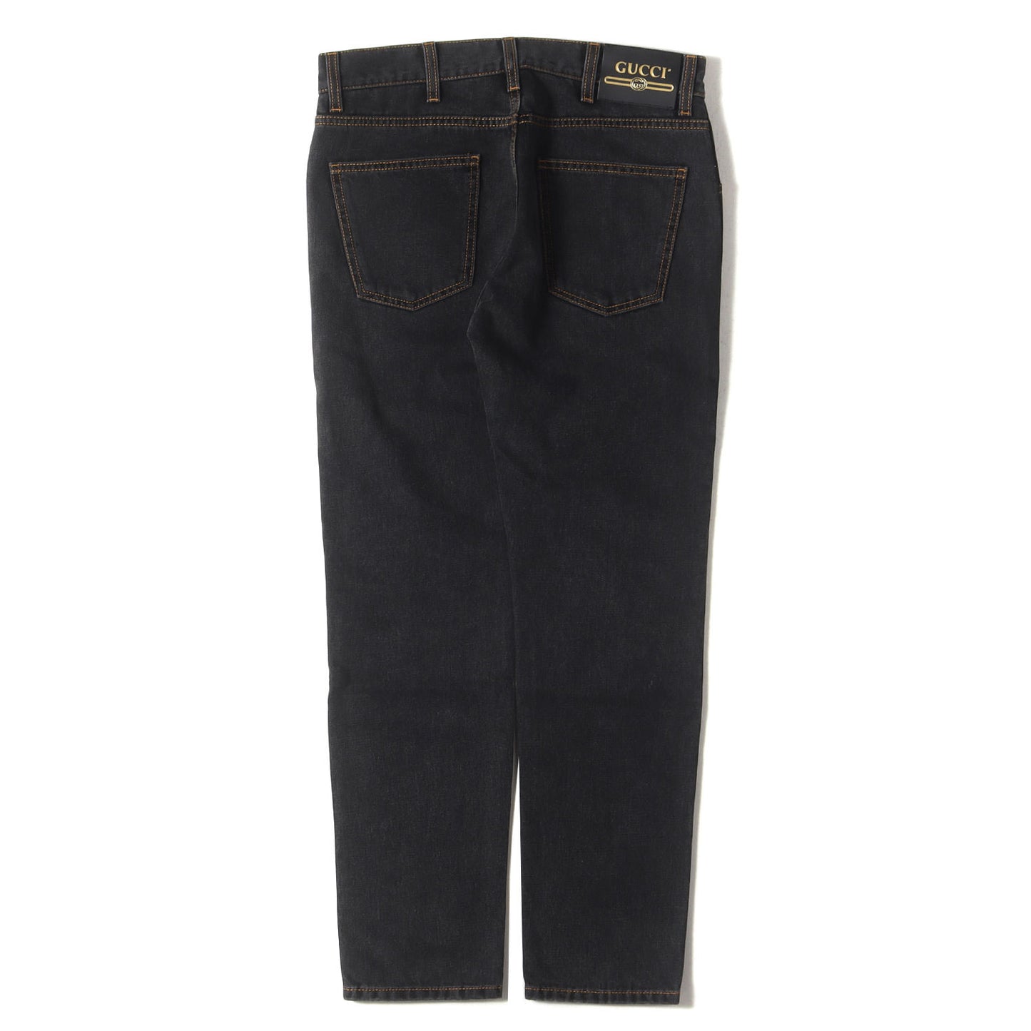 エンブロイダリー ウォッシュ加工 スリム デニムパンツ (408637 XDAP2)