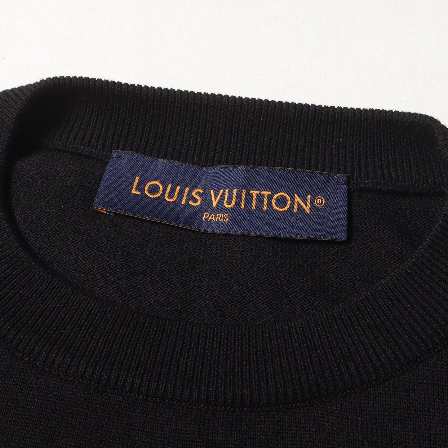 25SS インターシャ クルーネック ショートスリーブ コットン ニット (1AFIWY)