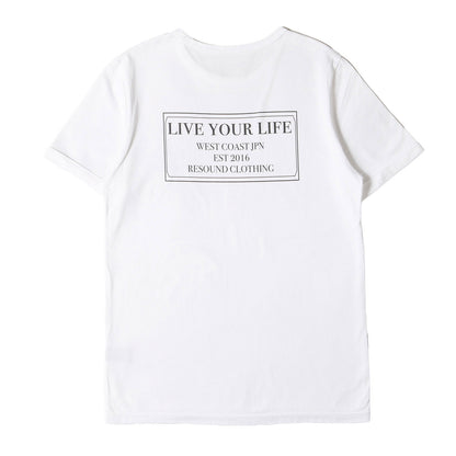 24SS ボックス ロゴ ヘビーウェイト バインダーネック Tシャツ (CREW OVER TEE)