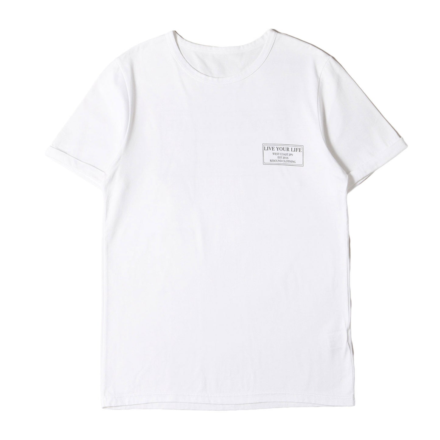 24SS ボックス ロゴ ヘビーウェイト バインダーネック Tシャツ (CREW OVER TEE)
