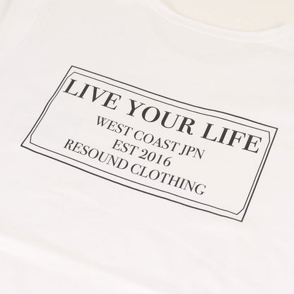 24SS ボックス ロゴ ヘビーウェイト バインダーネック Tシャツ (CREW OVER TEE)
