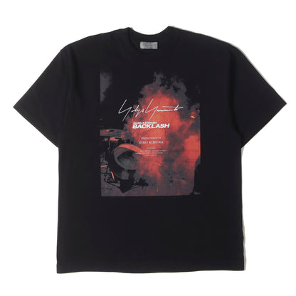 24AW × ISAMU KATAYAMA BACKLASH × HIRO KIMURA フォトグラフィック ロゴ Tシャツ (HO-T90-986) / POUR HOMME