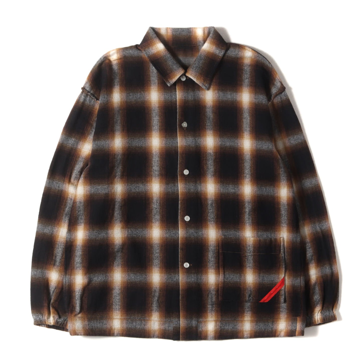 24AW オンブレチェック フランネル ナイトシャツ (NIGHT SHIRT HOMBRE PLAID PD-242-FST-011)