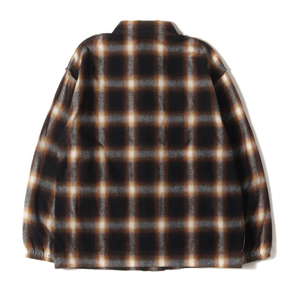 24AW オンブレチェック フランネル ナイトシャツ (NIGHT SHIRT HOMBRE PLAID PD-242-FST-011)