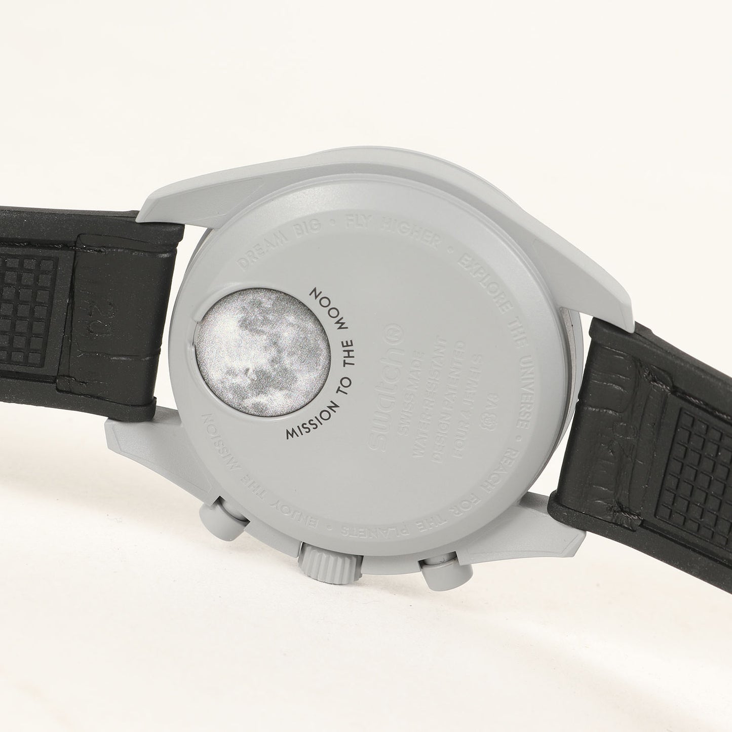 × Swatch MISSION TO THE MOON クォーツ ウォッチ (SO33M100)