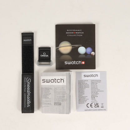 × Swatch MISSION TO THE MOON クォーツ ウォッチ (SO33M100)
