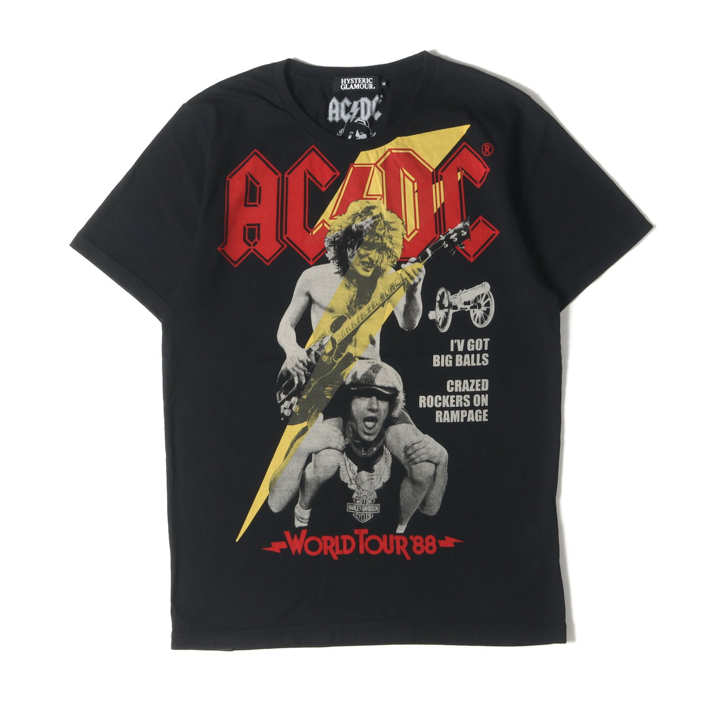 × AC/DC SUMMER VACATION TOUR Tシャツ (0251CT10) / アンガス・ヤング&ブライアン・ジョンソン