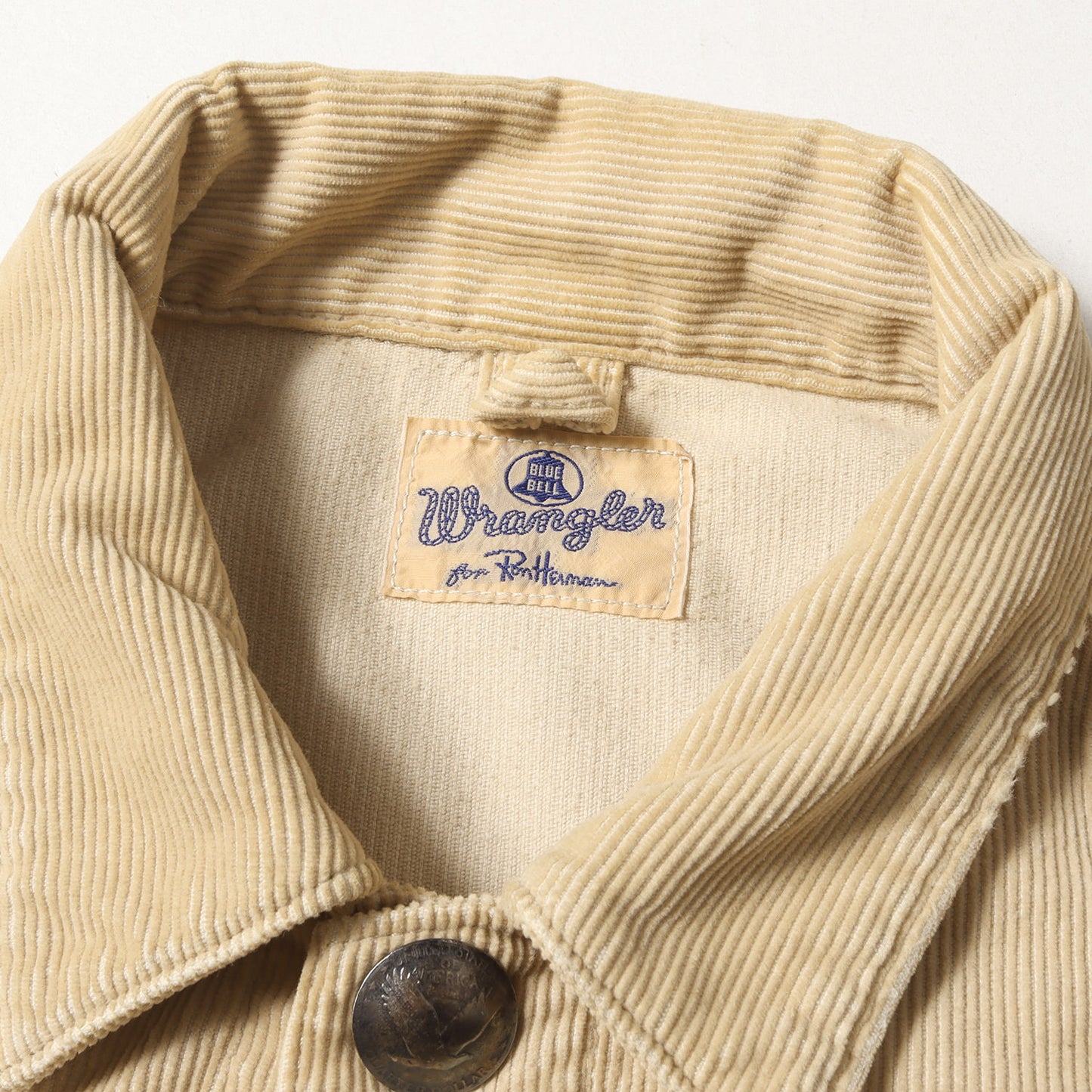 × Wrangler コンチョボタン スナップ コーデュロイ トラッカー ジャケット (WS9025) / 11MJ 細畝 MADE IN JAPAN