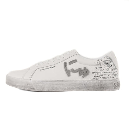 23AW × Jean-Michel Basquiat にゅ～ず SG8 レザー スニーカー