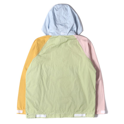 マルチカラー ブロック ハーフジップ プルオーバー ジャケット (Colour Block Half Zip Jacket)