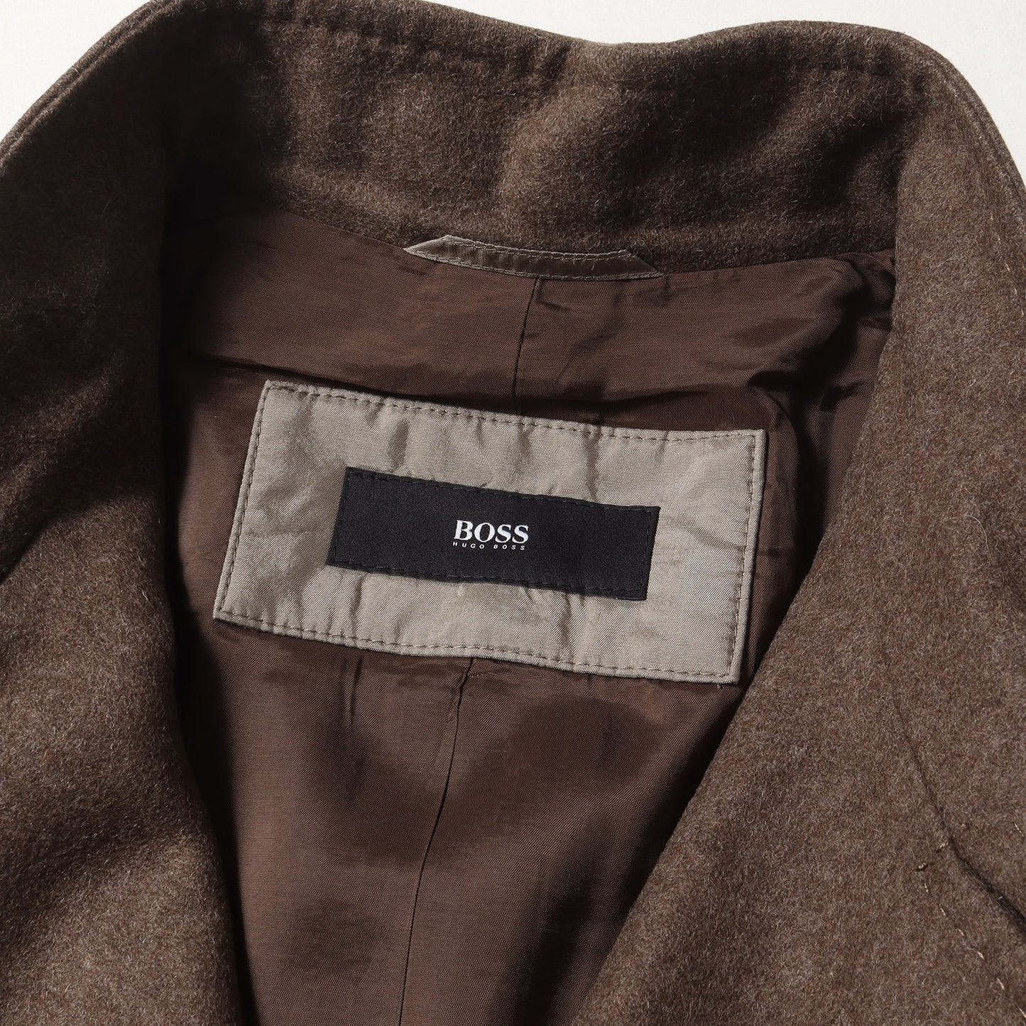 スタンドカラー ウールナイロン ロング コート