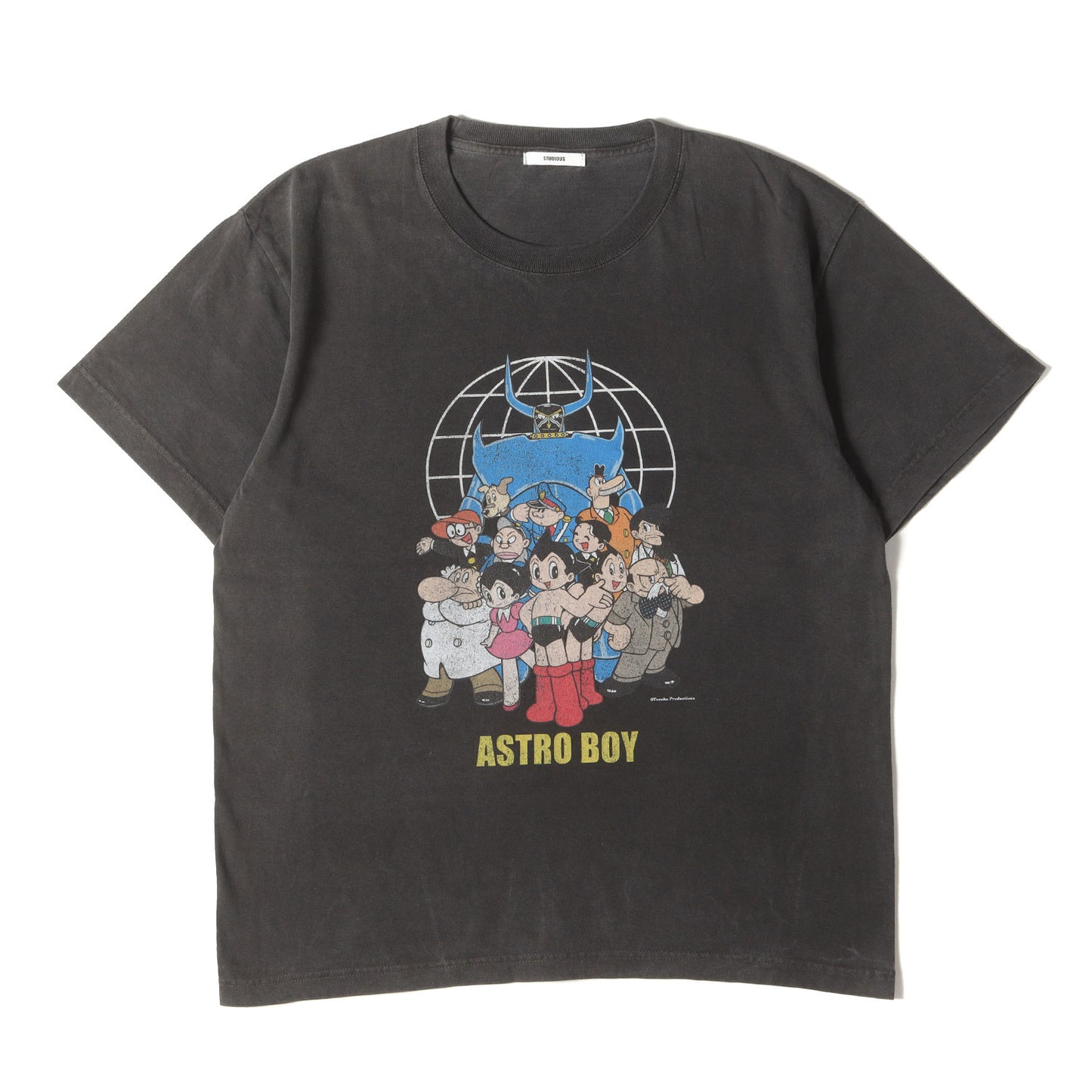 24SS × Tezuka Productions ピグメント グラフィック Tシャツ (STUDIOUS×鉄腕アトム Vintage ASTRO BOY 114422014)