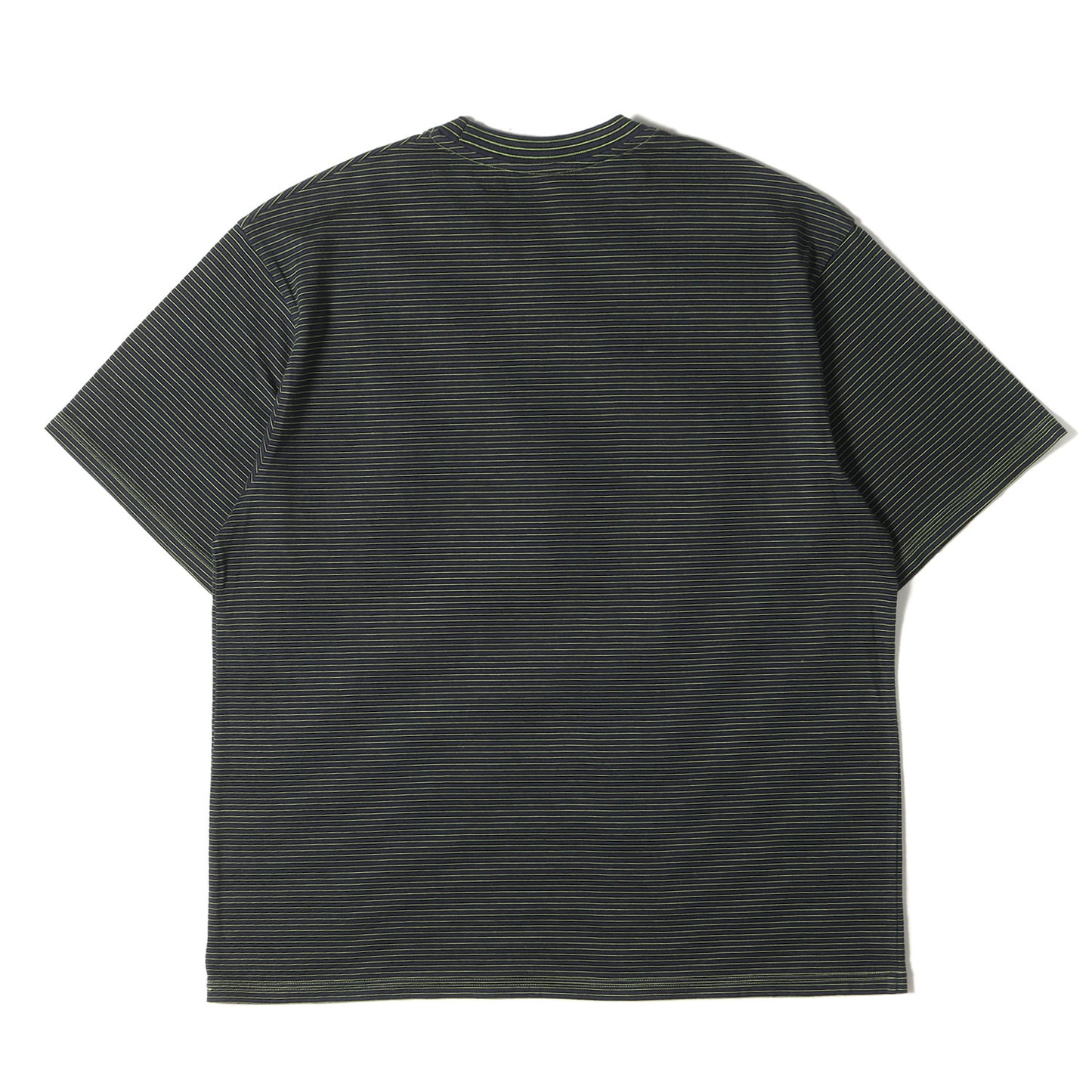 24SS ボーダー ハイゲージ ニット Tシャツ (NEW BASIC GARMENT DYE BORDER T-SHIRT 95-242-001)