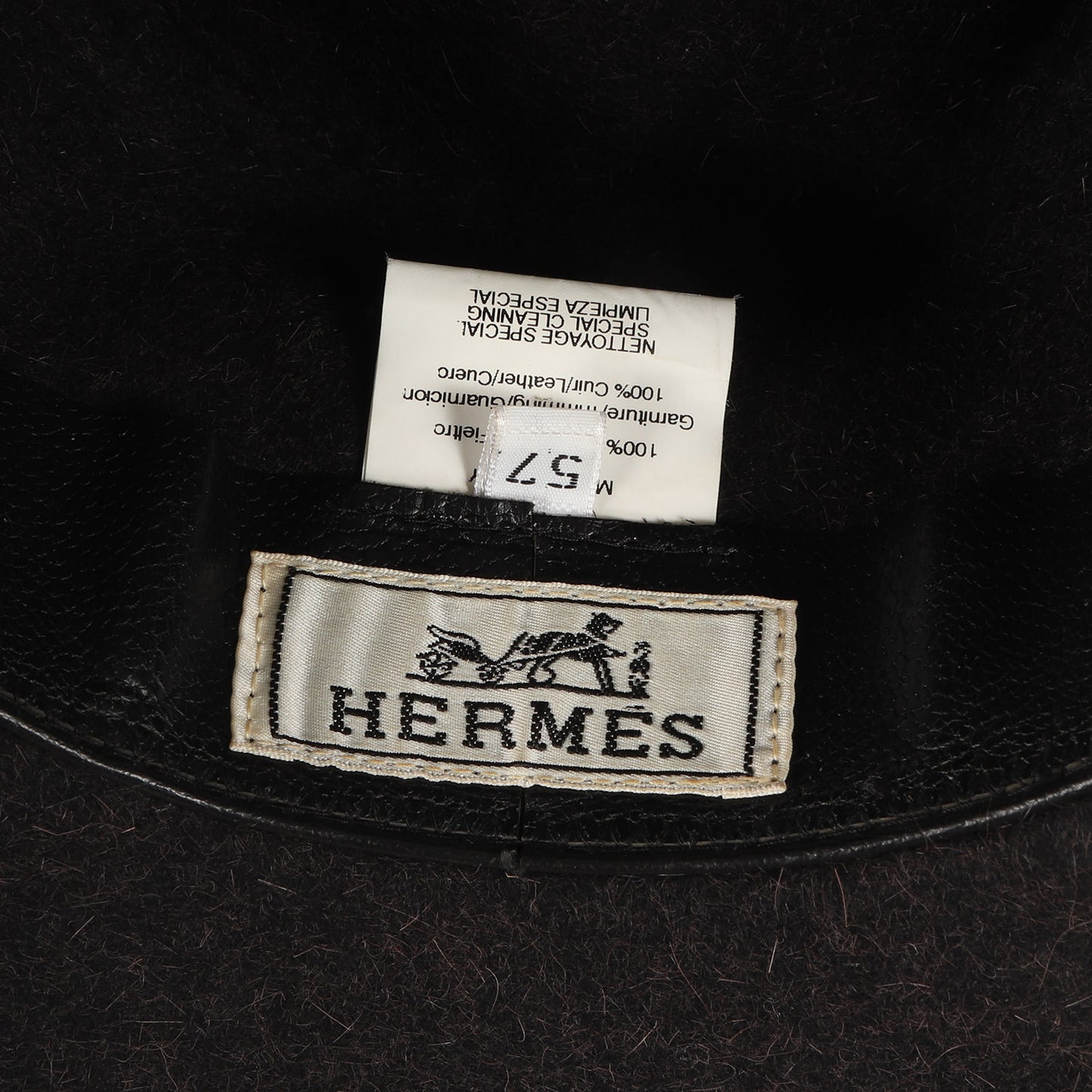 レザーバンド ウールフェルト 中折れハット