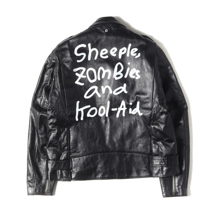 22AW × Schott × MADSAKI ステアハイドレザー ワンスター ダブル ライダースジャケット (Leather Blouson 22-02878M)