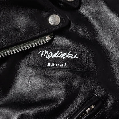 22AW × Schott × MADSAKI ステアハイドレザー ワンスター ダブル ライダースジャケット (Leather Blouson 22-02878M)