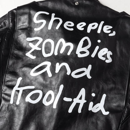 22AW × Schott × MADSAKI ステアハイドレザー ワンスター ダブル ライダースジャケット (Leather Blouson 22-02878M)