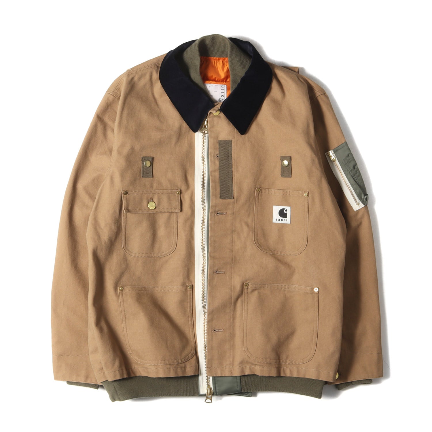 (新品未使用) CARHARTT MA-1ジャケット 23AW ×Carhartt WIP MA-1 ドッキング ミシガン ジャケット