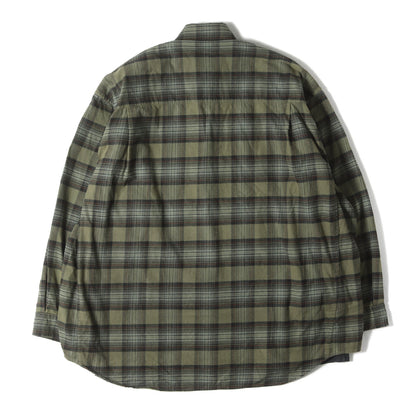 24AW グラフィックTシャツ レイヤード オーバーサイズ チェック ネルシャツ(L/S Paris Liberty Layered Shirt XC24 794656 TQM20 2880)