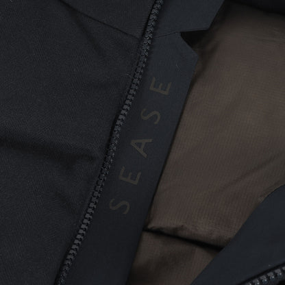 24AW ハイライズ スタンドカラー カシミヤ混コットン ヘリンボーン ダウンジャケット (TRIBECA DOWN JACKET OP037 TN480) / MADE IN ITALY