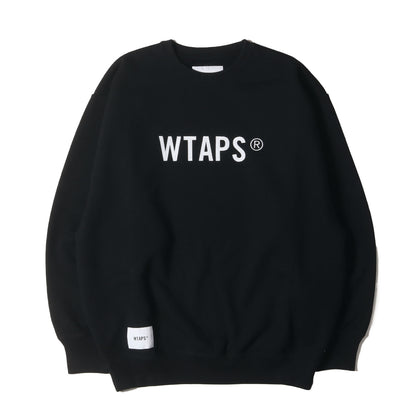 24SS ブランドロゴ アップリケ スウェット(SIGN / SWEATER / COTTON.TSSC 241ATDT-CSM01) / 裏起毛
