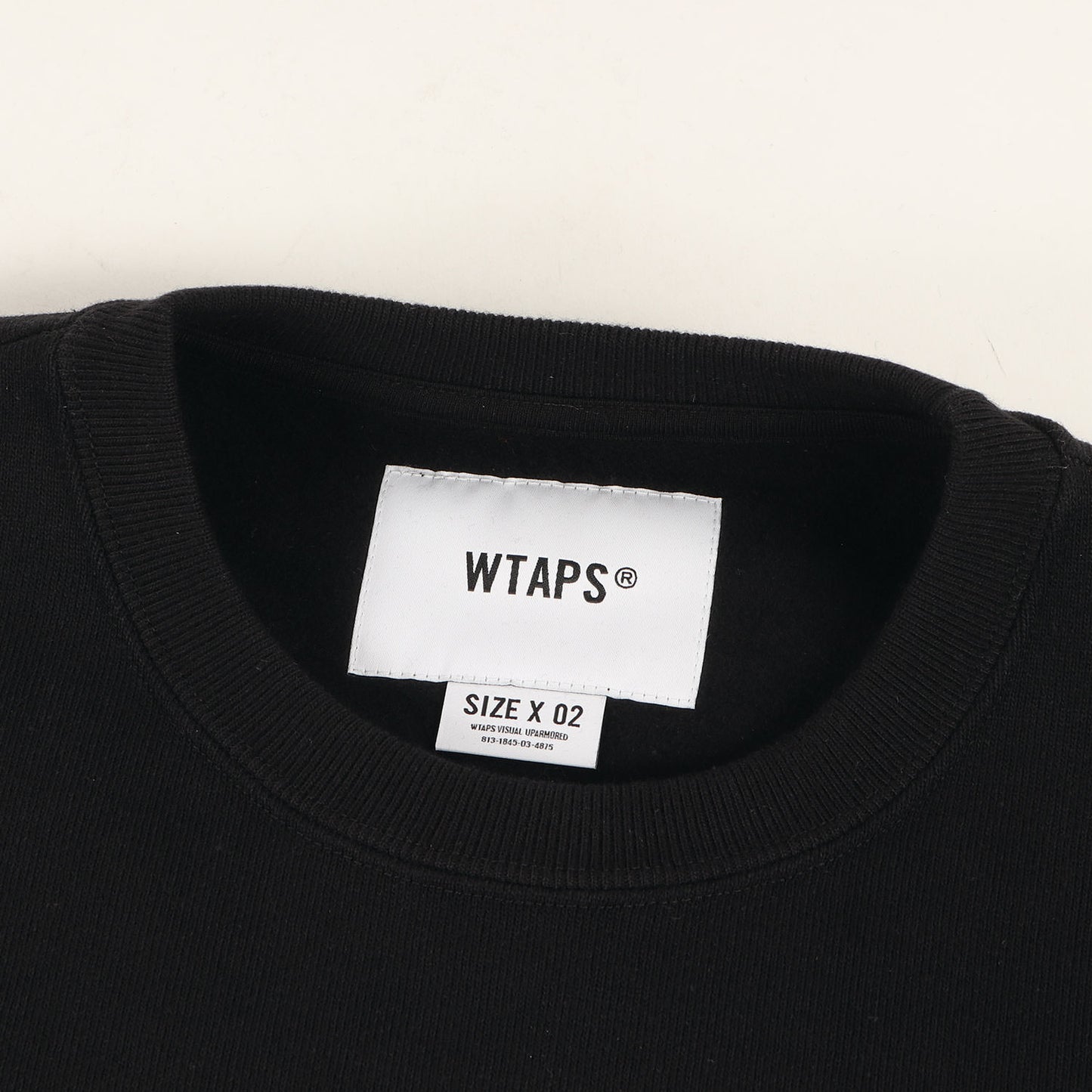 24SS ブランドロゴ アップリケ スウェット(SIGN / SWEATER / COTTON.TSSC 241ATDT-CSM01) / 裏起毛