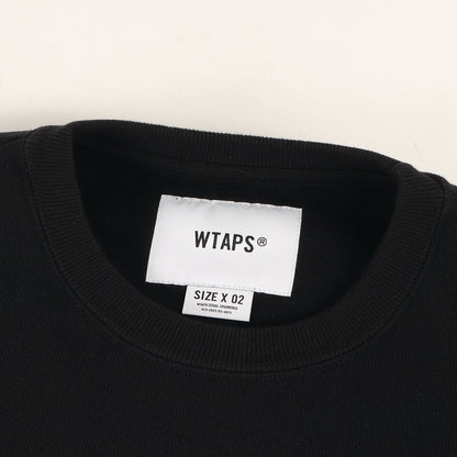 24SS ブランドロゴ アップリケ スウェット(SIGN / SWEATER / COTTON.TSSC 241ATDT-CSM01) / 裏起毛
