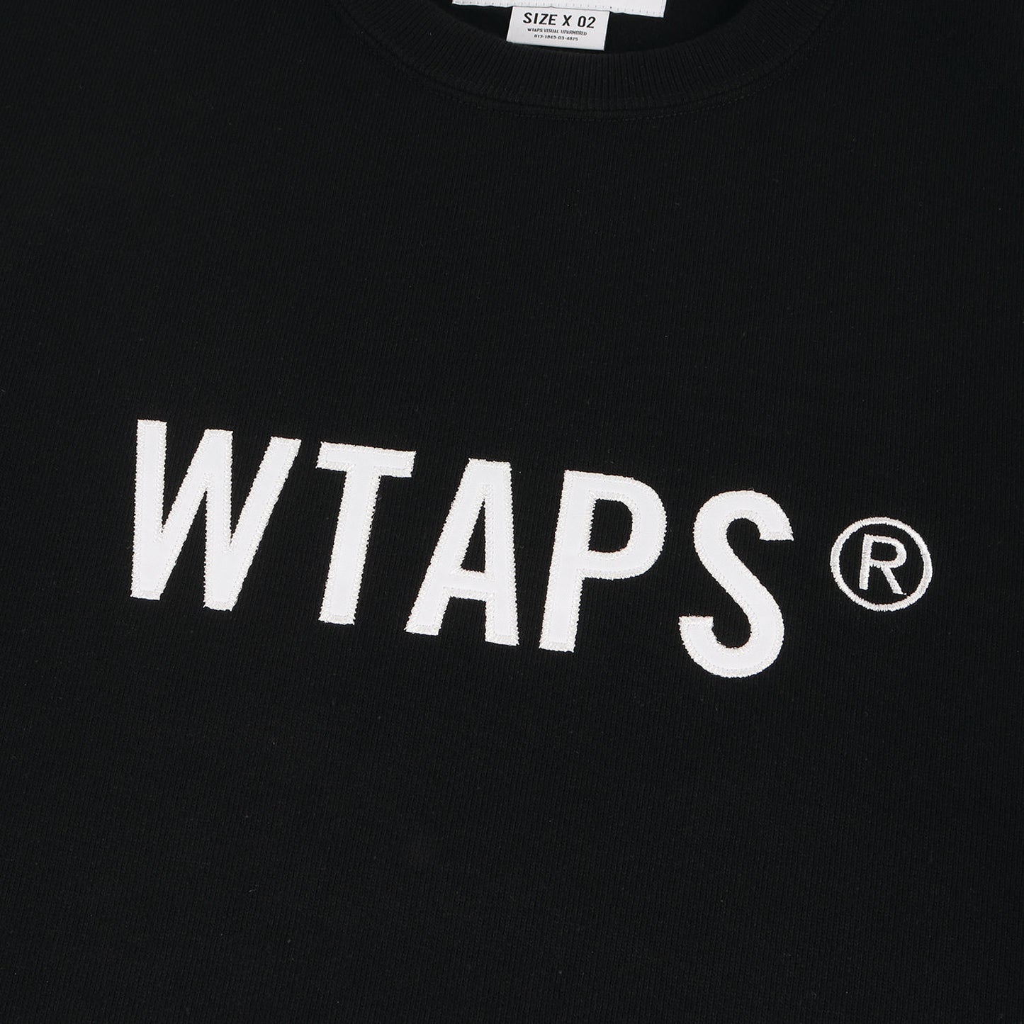 24SS ブランドロゴ アップリケ スウェット(SIGN / SWEATER / COTTON.TSSC 241ATDT-CSM01) / 裏起毛