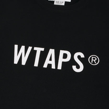 24SS ブランドロゴ アップリケ スウェット(SIGN / SWEATER / COTTON.TSSC 241ATDT-CSM01) / 裏起毛